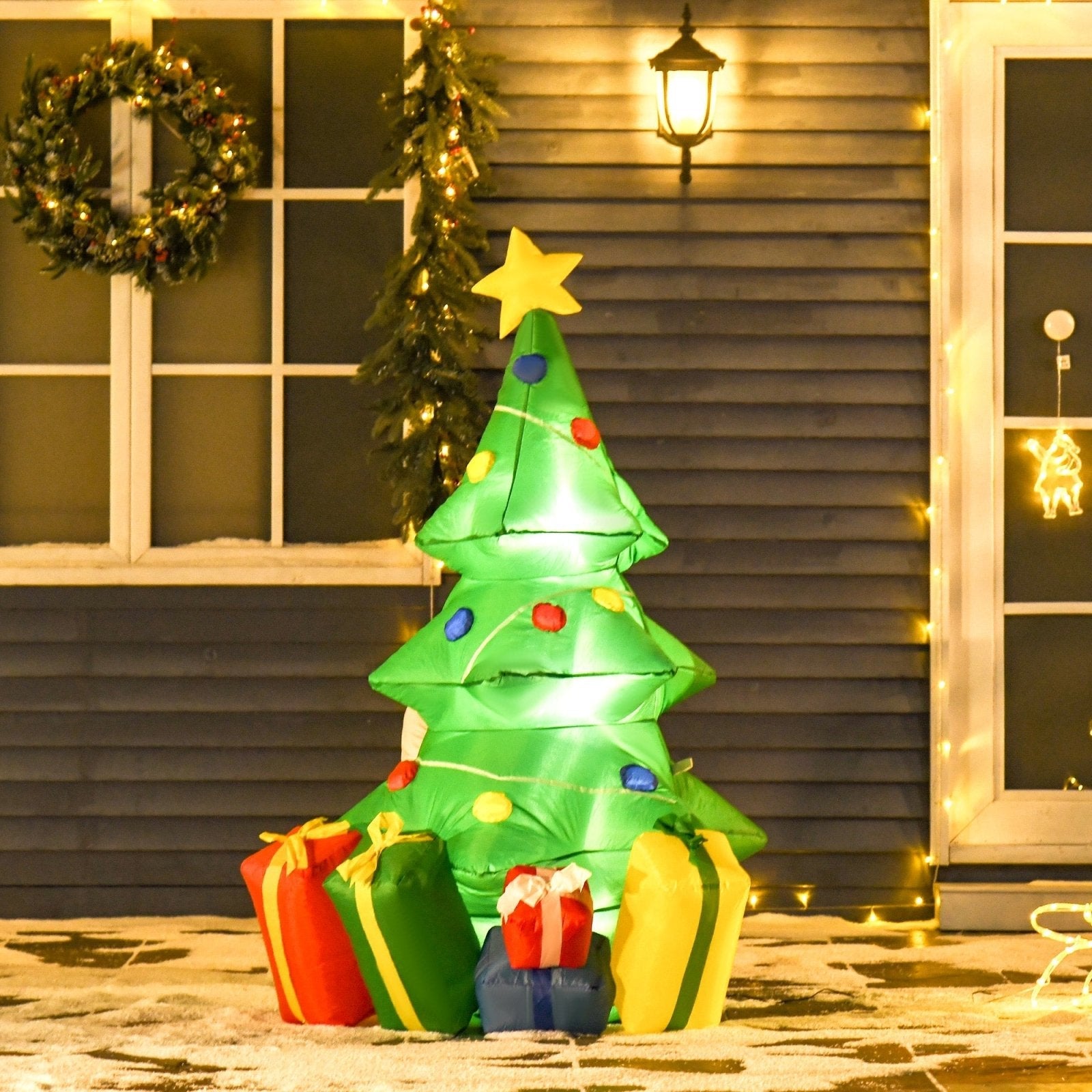 1.5m Inflatable Christmas Tree W/LED lights-1