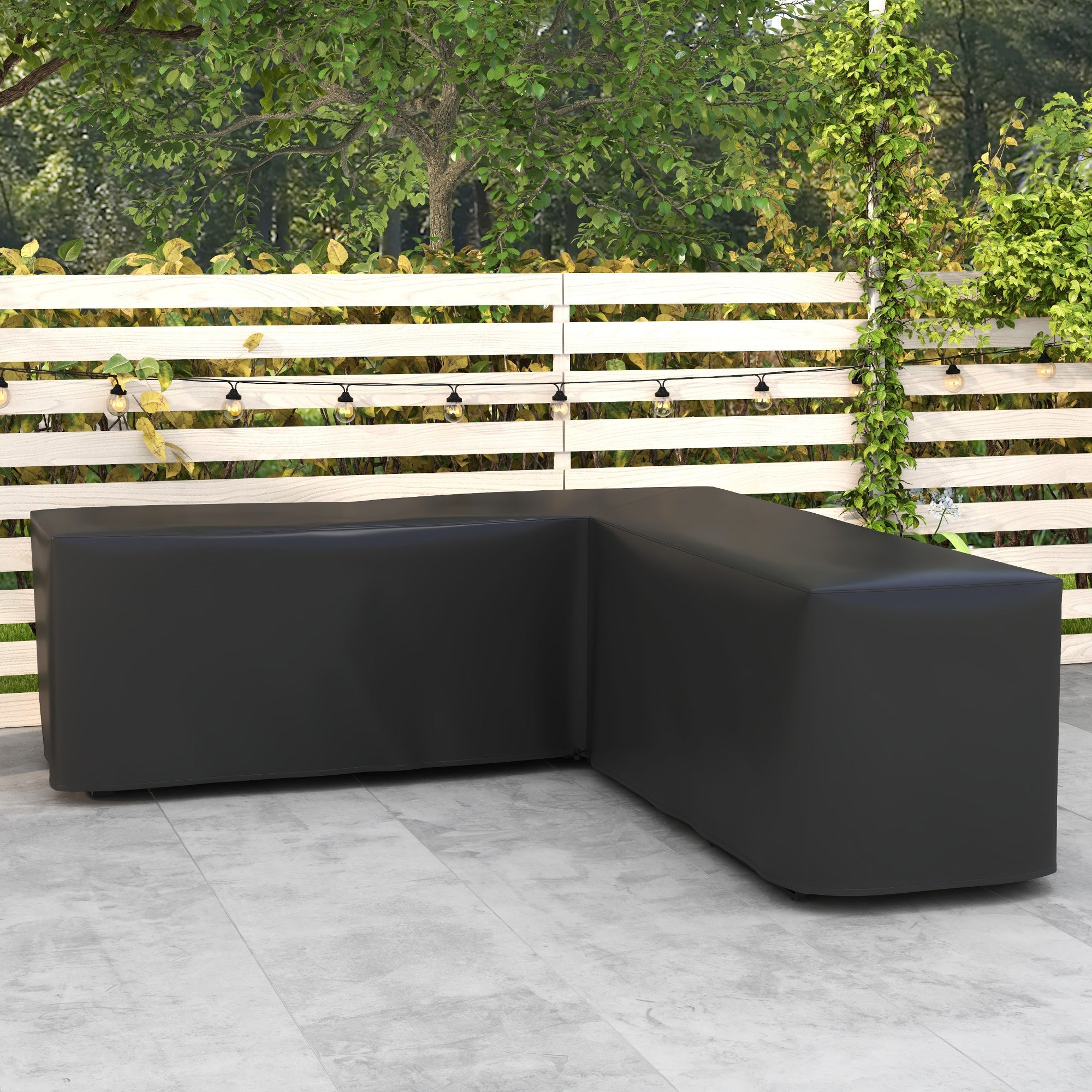 250 x 250cm L-Shaped Protective Furniture Cover-1