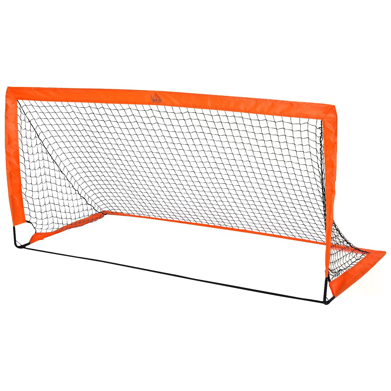 Tetoron Mesh Outdoor Folding Football Goal Orange-1