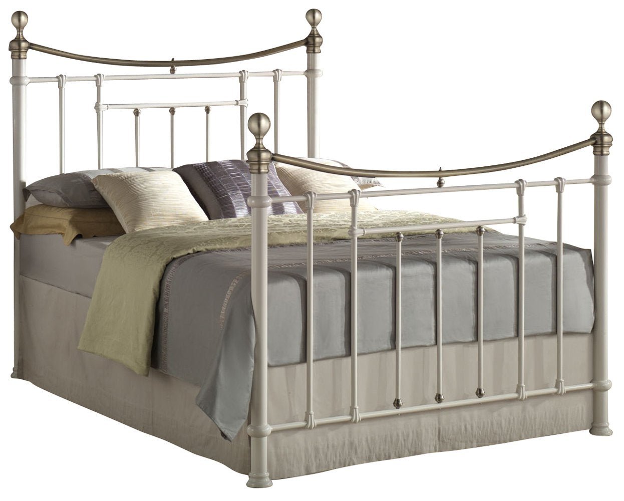 Bronte Double Bed White-2