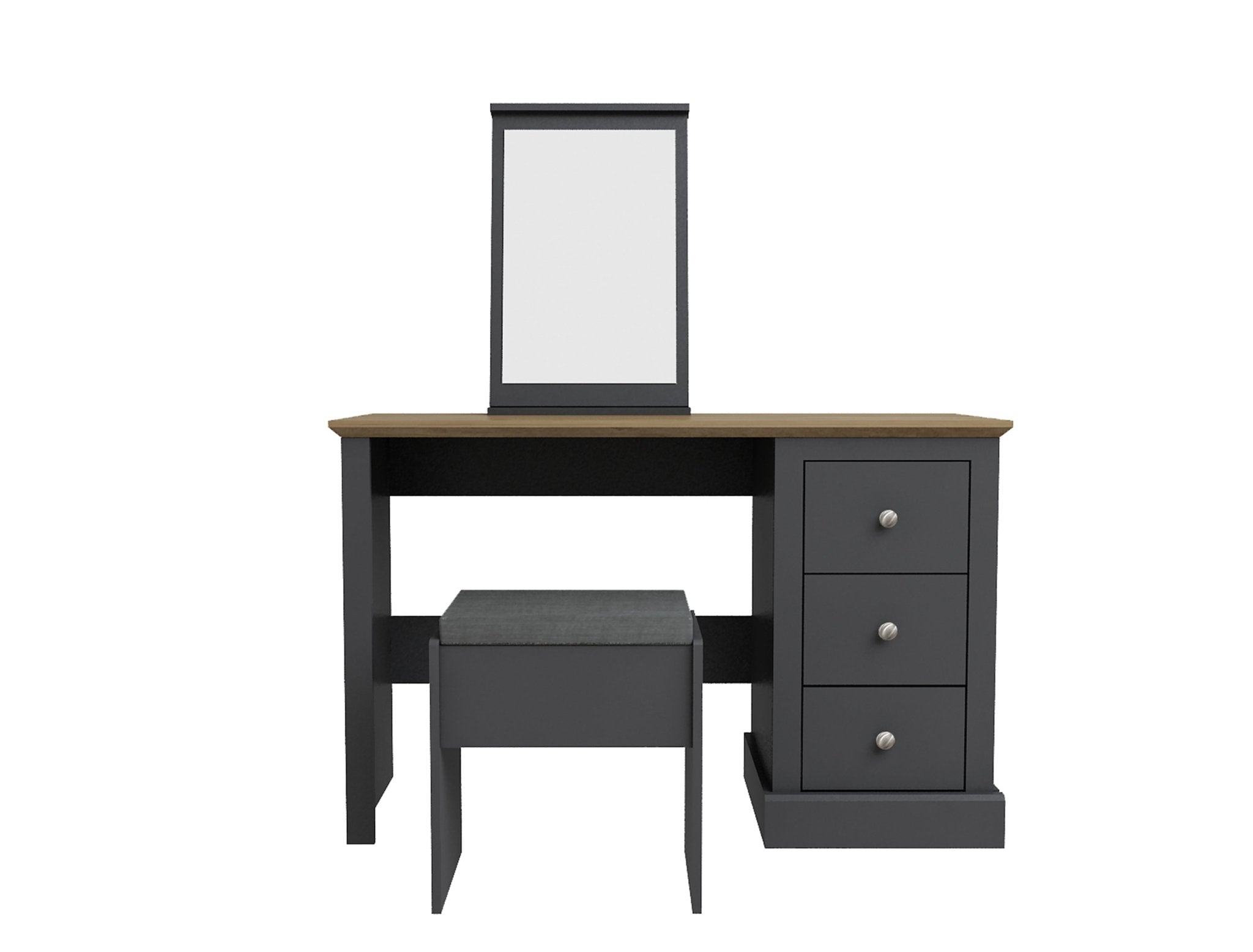 Devon Dressing Table Set Charcoal-0