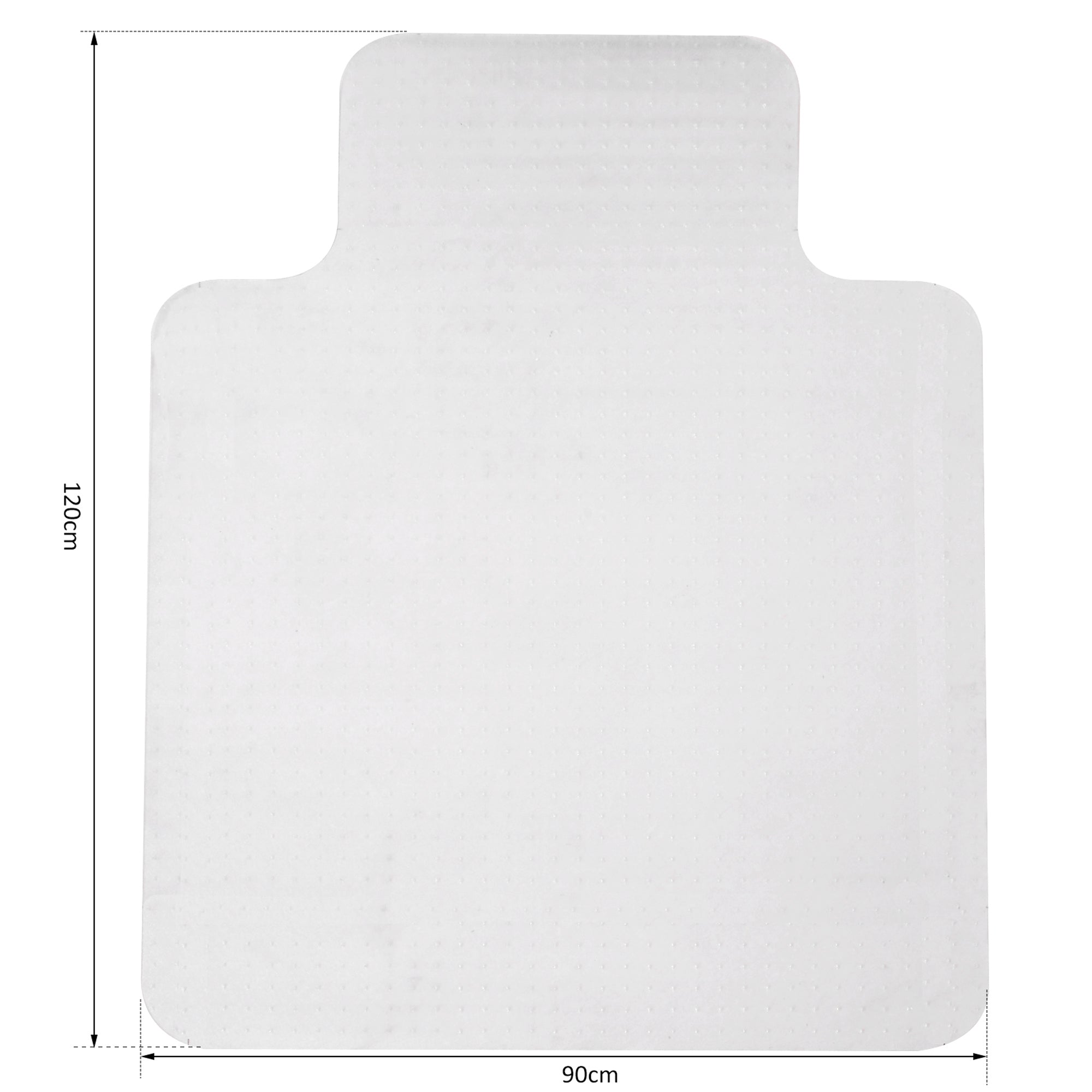 Office Carpet Protector Chair Mat Clear Spike Non Slip Chairmat Frosted Lipped-2