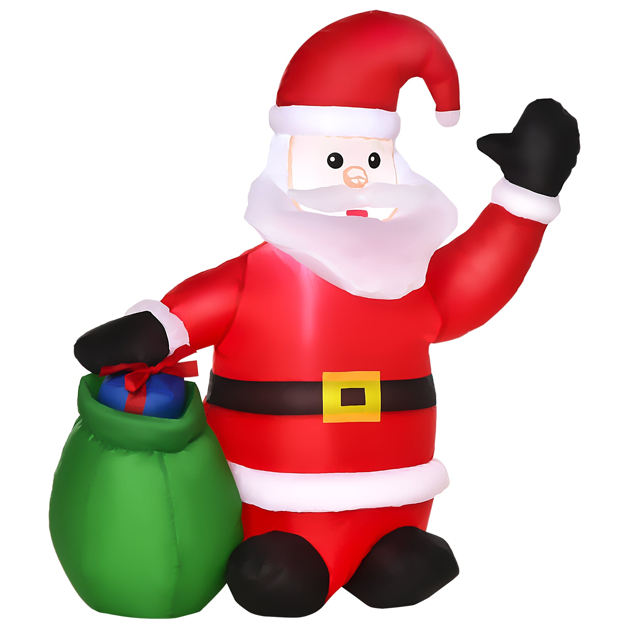 Inflatable Blow up Christmas Santa Claus 120cm LED Lighted Yard-0