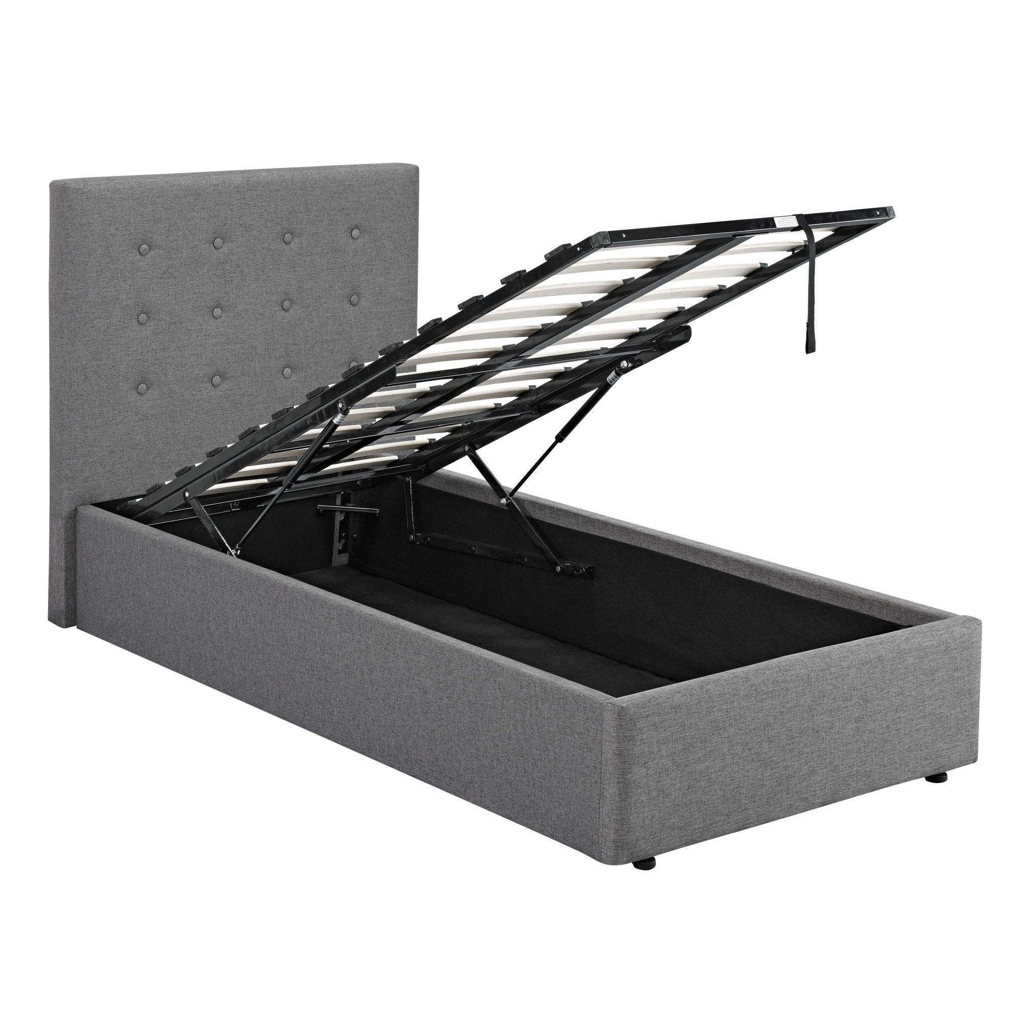 Lucca Plus 3.0 Single Bed Grey-0