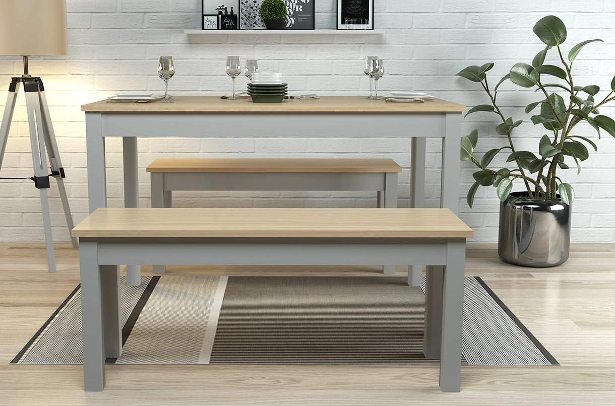 Ohio Dining Set Oak-Grey-1