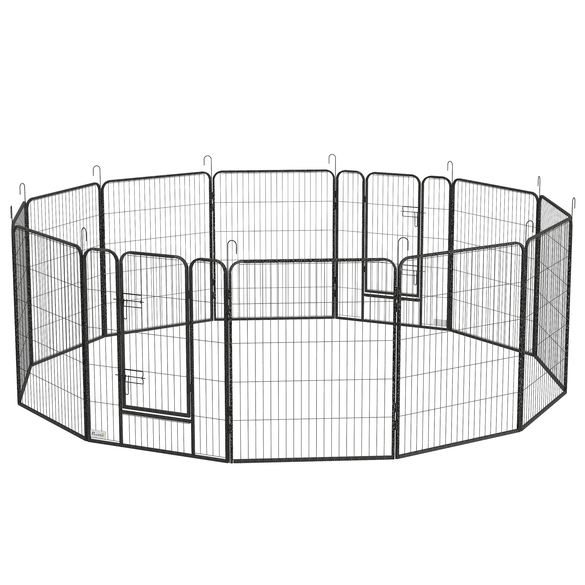Heavy Duty Puppy Play Pen, 12 Panels Pet Exercise Pet, Pet Playpen for Small, Medium and Large Dogs-0