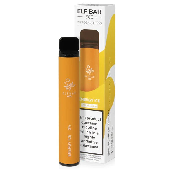 Elf bar 2% Nicotine Disposable 600 Puffs Vape - Strawberry Banana