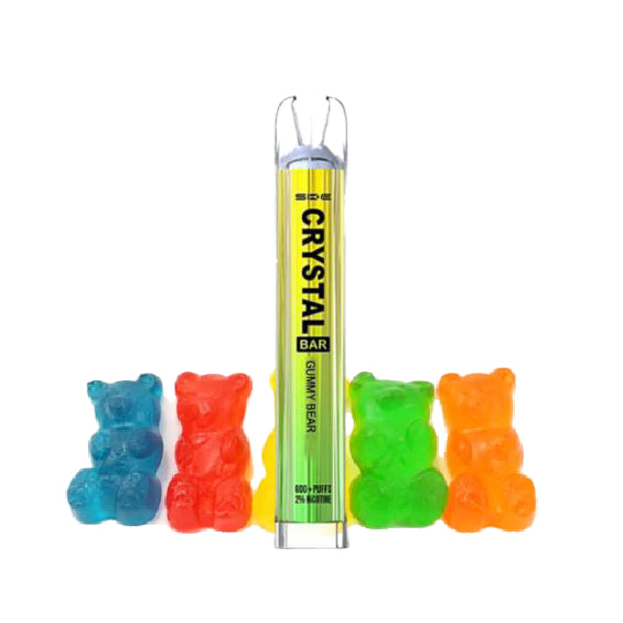 SKE Crystal Bar 2% Nicotine Disposable 600 Puffs Vape - Gummy Bear
