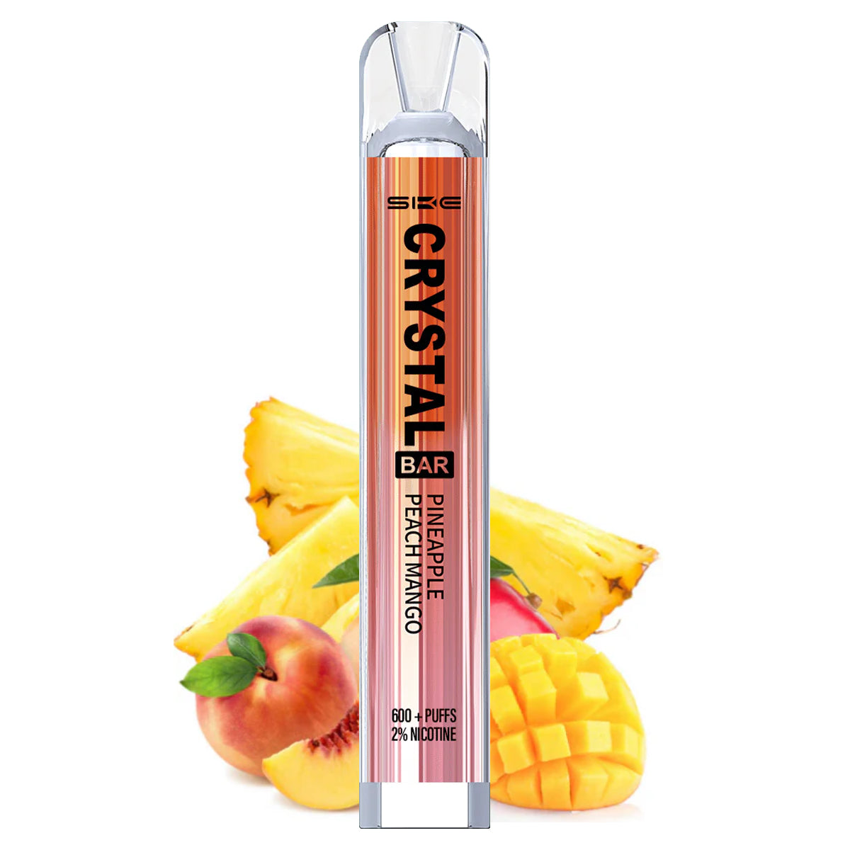 SKE Crystal Bar 2% Nicotine Disposable 600 Puffs Vape - Pineapple Peach Mango